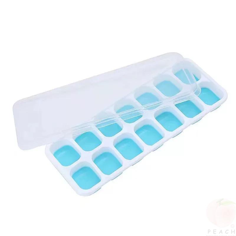14 Grid Ice Cube Tray Silicone Mold Square Ice Cube Tray Mold Ice Cube Maker Non-toxic Durable Bar Pub Wine Ice Blocks Maker.
