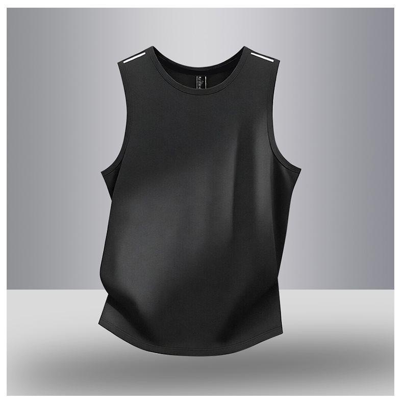 Ice Silk Quick-Dry Men's Trendy Sports Round Neck Tee - Summer 2026 Collection