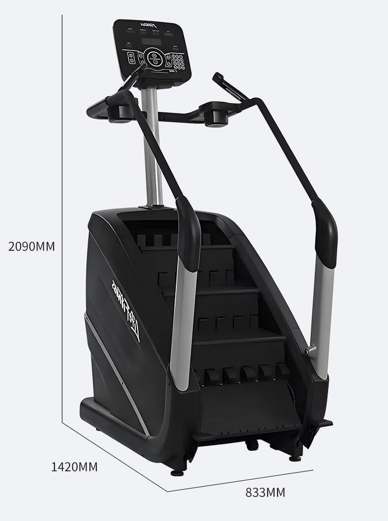Adjustable Speed Stair Climber Stepper for Gym - Aerobic Fat Burning Equipment