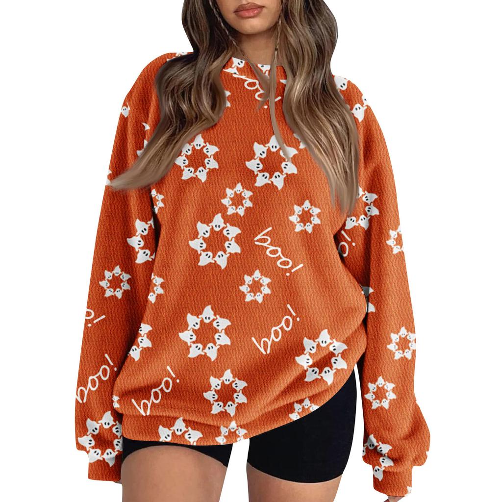Women's Colorblock Sweatshirt Long Sleeve Round Neck Casual Comfortable Loose Lightweight Women's Sweatshirt