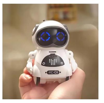 2026 Pocket Emo Robot Talking Interactive Dialogue Voice Recognition Record Singing Dancing Telling Story Mini Robot Toy