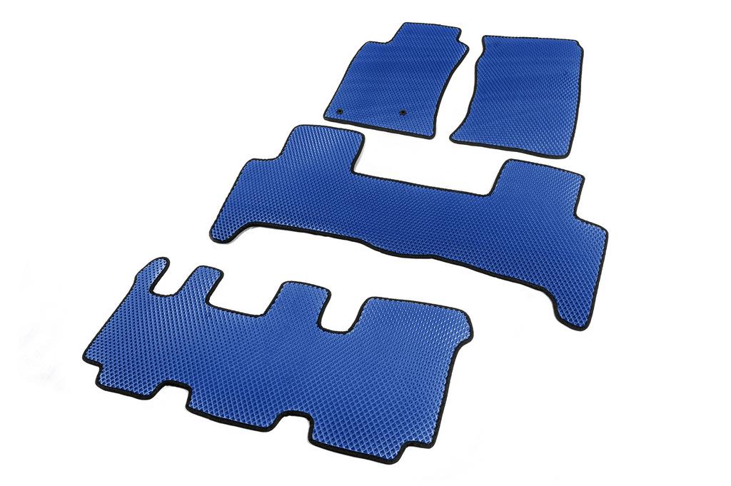 EVA Mats (3 Rows, Blue) for Toyota Land Cruiser Prado 120