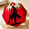 Dark Angel 8 Ribs 3Fold Black Glue Uv Protection Umbrella Sun Protection Rainproof Compact Folding Umbrella For Travel Daily Use C92453