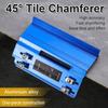Urządzenie do fazowania płytek ceramicznych pod kątem 45 stopni Ręczna przecinarka do płytek ceramicznych Desktopowa maszyna do cięcia kamienia Narzędzie prowadzące z kółkiem 0-0,2 cala