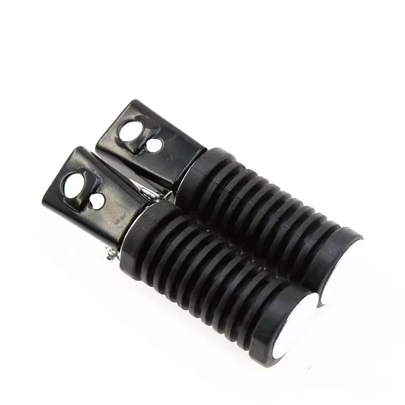 

1pair Motorcycle Rear Footrests Motorcycle Foot Pegs Compatible With Suzuki GS125 GN125 Motocross Motorcycle Accessories Pedals армия зеленый