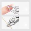 Stainless Steel Flat Nose Nail Gems Removal Pliers Rhinestones Ornament Remover Pliers Small Clipper For Nails Accessories