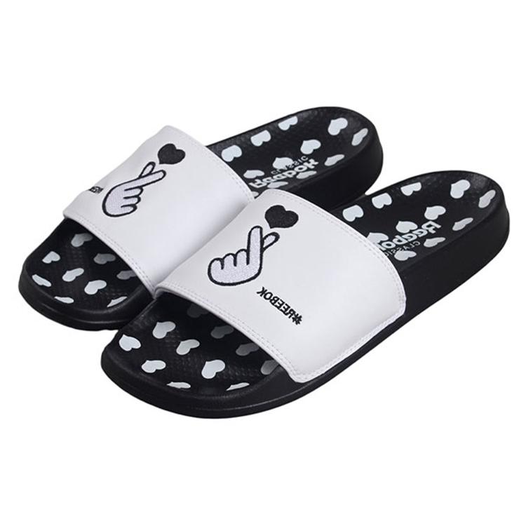 Reebok Classic Love Black White Slippers EF8146