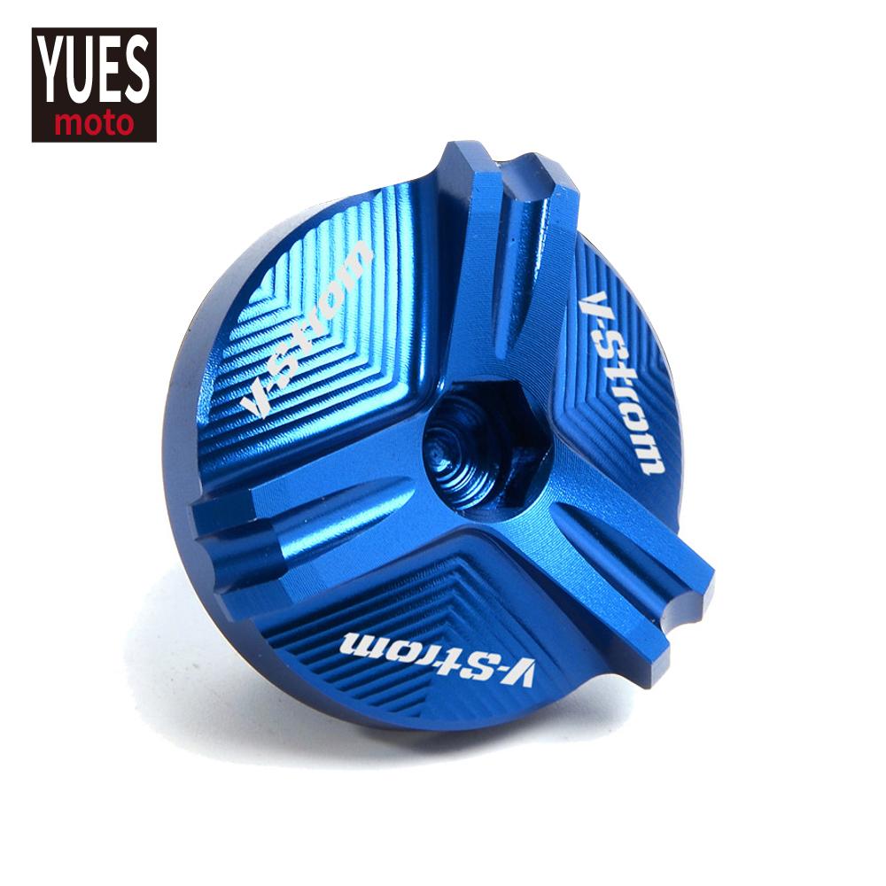 Motorcycle Accessories Oil Filler Cover Engine Plug Cap For Suzuki V-Strom 250 DL250 DL650 DL1000 VStrom 650 1000 1050