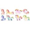 100-500pcs Cartoon Animal Unicorn Sticker Kids Reward Sticker Gift Decoration Label Encouragement Student Stationery Stickers