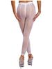 Womens Sheer Smooth Stretchy Pantyhose Zipper Crotch Tights Pants Stockings
