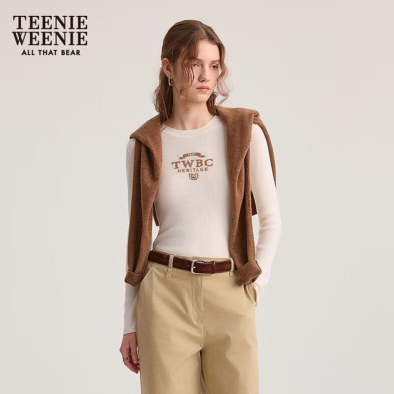 Teenie Weenie Women's Bear Wool Blend Knit Sweater