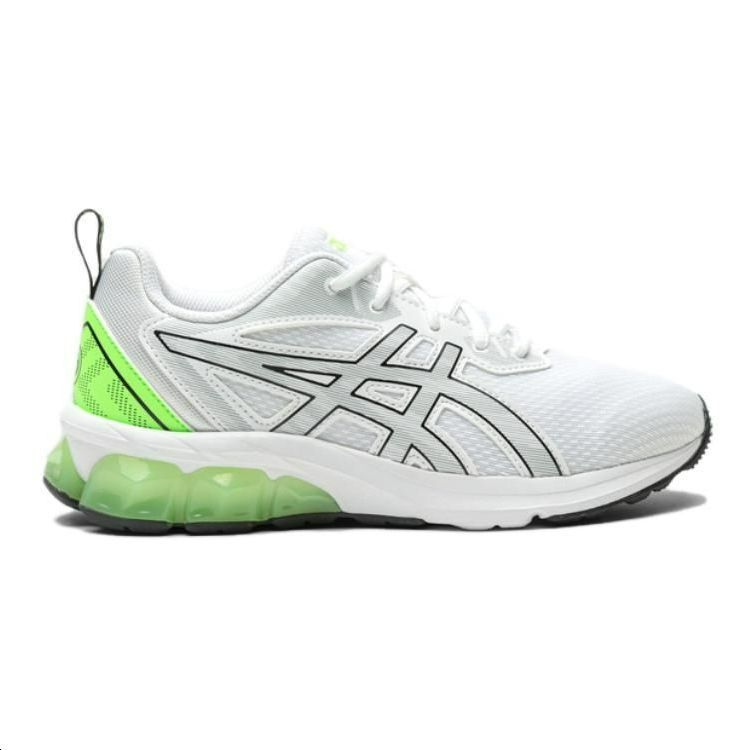 Asics Gel Quantum 90 4 GS White Bright Lime Kids Sneakers 1204A135-101