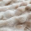 Thick and Warm Modern Blanket Autumn and Winter Bubble Velvet Rabbit Fur Blanket Plush Sofa Towel Pillow Cover Soft and Comfortable Bed Sheet