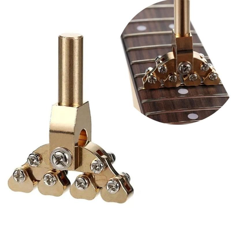 Professional Guitar Fret Repair Tool Brass Texture Guitar Maintenance Tool Suitable for Woodworking Equipment Use