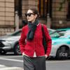 Women's Italian Merino Wool Cashmere Cable Knit Cardigan - Loose Fit, Thick, White Sweater