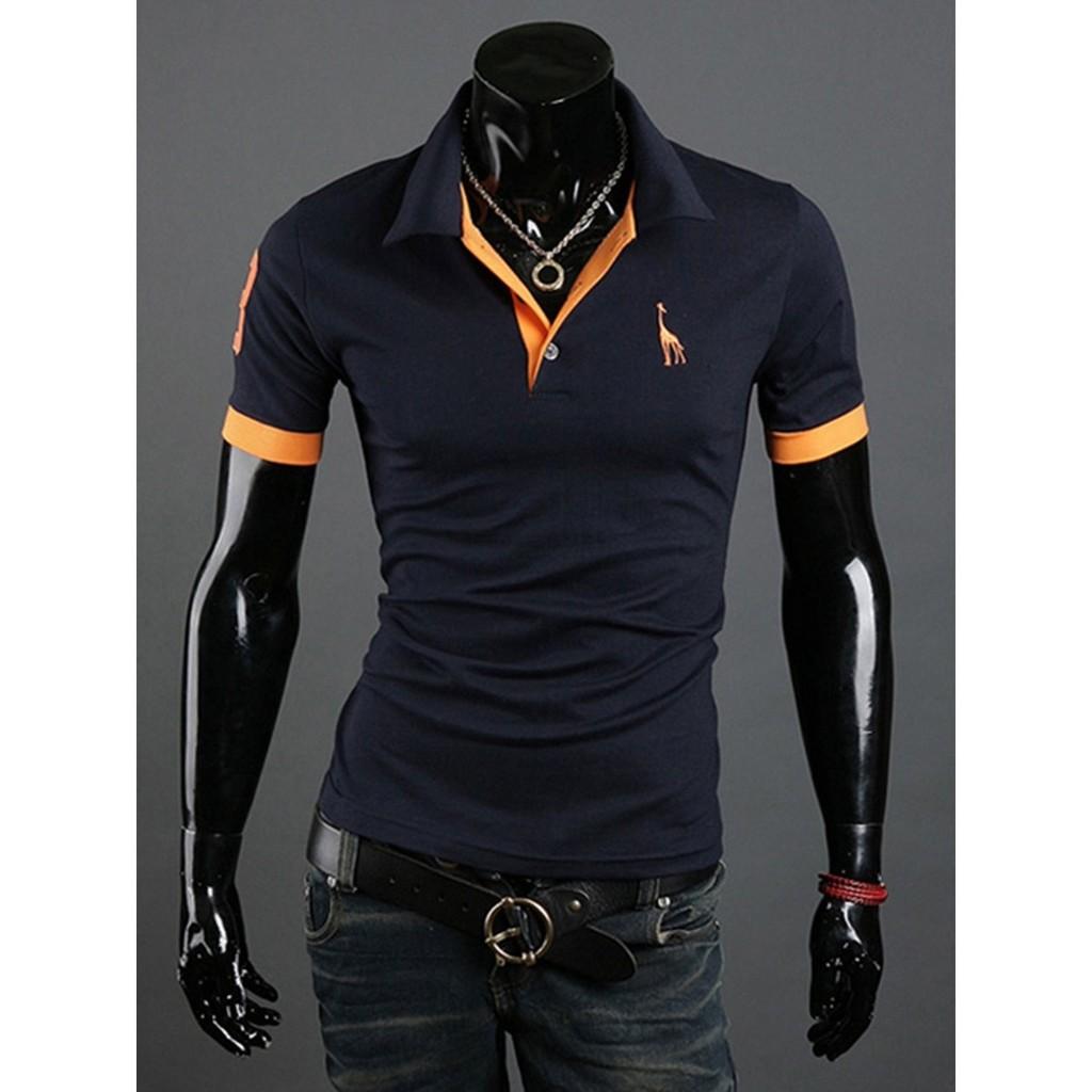 Classic Polyester Breathable Short Sleeve T Shirt For Casual Men