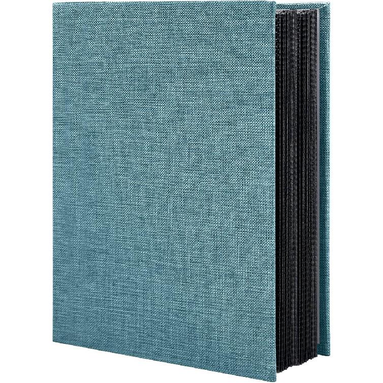 Photo Album 4x6 100 Pockets for Wedding Gifts,Linen Hardcover Picture Albums for Family Anniversary Baby Vacation Pictures