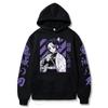 Demon Slayer Hoodie Anime Jacket Shinobu Kocho Print Long Sleeve Pullover Streetwear Casual Top Cosplay Hooded Sweatshirt