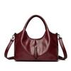 Cross Border Handbag, Women's New Style, Mom's Soft Leather Shoulder Bag, Commuting High-end Feeling, Large Capacity, Versatile