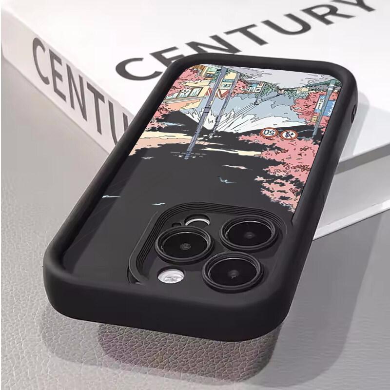 Anime Scenery Sunset Case for Samsung Galaxy M34 M31 M51 M30S M23 M16 M11 M15 F06 J4 J6 Plus J8 A02 S21 FE S20 Ultra Plus Cover