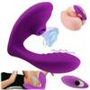 Waterproof G-Spot Dildo Clit Sucking Vibrator Vibe Sucker Sex Toys For Women