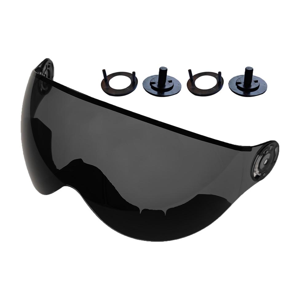 LOCLE Ski Helmet Visors of MS95 MS99 Multifunctional Wind-proof Dust-proof Spare Lens UV Protection Skiing Helmet Extra Lens