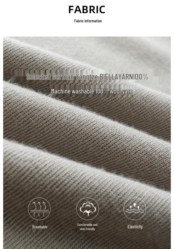 High-Quality Women's Chunky Knit 100% Wool Pullover Sweater - Autumn/Winter with Seamless Inner Layer & High Neck