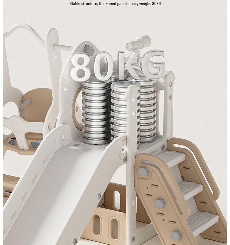 Indoor Children's Slide & Swing Multifunctional Playset for Home