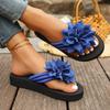 Flower Women Summer Casual Beach Home Shoes Sandals Flip Flops