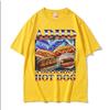 Adhd A Delicious Hot Dog Funny Food Meme Tshirt Unisex Unisex Vintage Oversized Summer T Shirt High Quality Comfort Cotton T Shirts