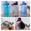 Capacity Plastic Large Cup Water Bottle With Handle Outdoor Indoor Adults Sports