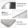 Stainless Steel Storage Box Kitchen Supply Butter Container Holder for Home Food Mini-fridge Baking Tray