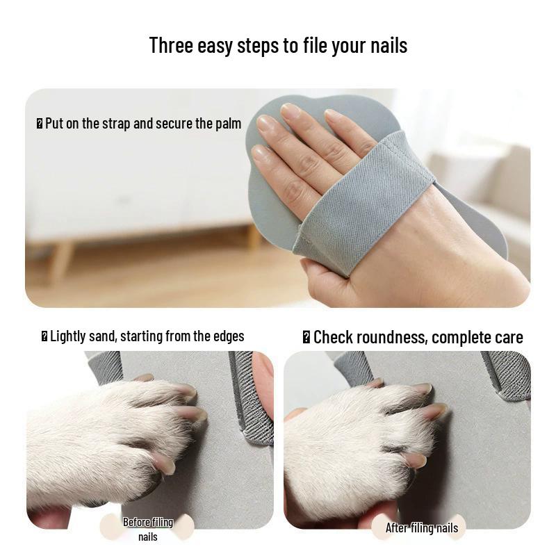 Dog & Cat Nail Grinder: Scratch Board and Claw Trimmer for Pet Grooming
