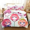 Anime Quintessential Quintuplets Schlaf Bettwäsche Set Jungen Mädchen Einzelgröße Queen Size Größe Bettbezug Kissenbezug Bett Kinder Erwachsene Heimgebrauch Textiltextil