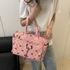 Bowknot Print Women's Shoulder Bag Large Capacity Commuting Handbag Underarm Tote Bag  School