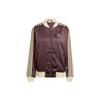 Originals Tres Rayas Bloque de Color Cremallera Chaqueta Manga Larga Mujer Chaqueta Marrón IR6085