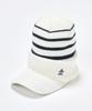 [Munsingwear] Visor 4WAY Knit Hat, Knit Cap, Cold Protection, Convenient, Golf, MG4FCP42L, Women's, WH00 (White)