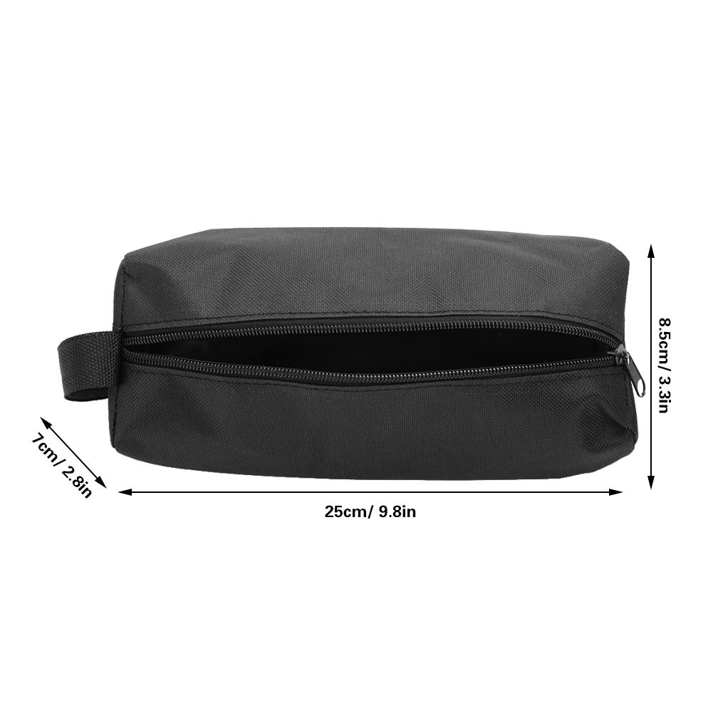 Multifunctional Canvas Tool Bag Zipper Tool Pouch for Pliers Screws Repair Hardware Tools