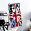 Union Jack England UK Flag Soft Phone Case For Samsung Galaxy S26 Ultra S25 Edge S24 FE S23 Plus S22 S21 + S20 Plating Anti-Fall