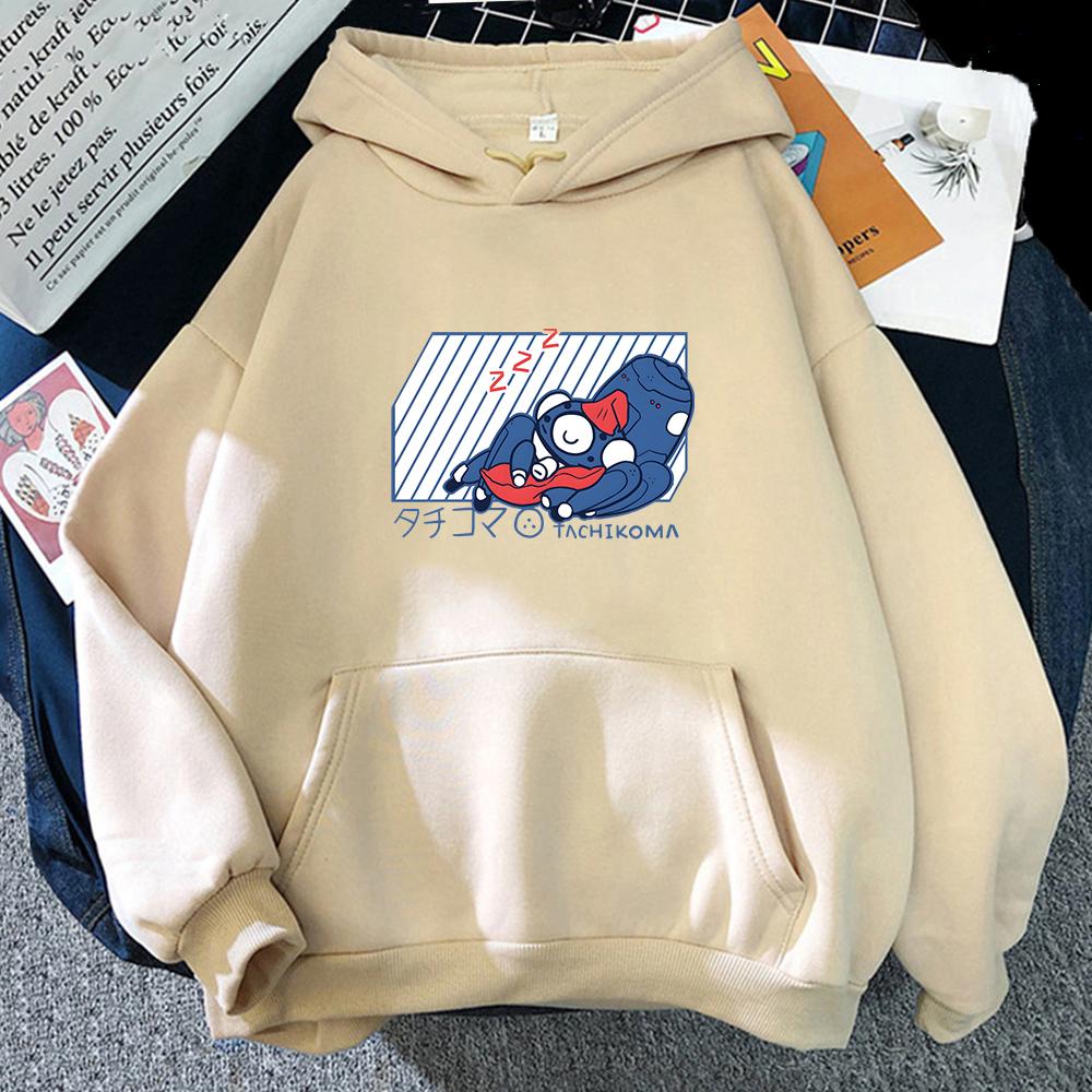 

Призрак в доспехах Tachikoma Эстетическая толстовка с капюшоном Корейский свитшот Толстовка для пар Harajuku Regular Fit Мужская/женская мода на четыре сезона 4XL