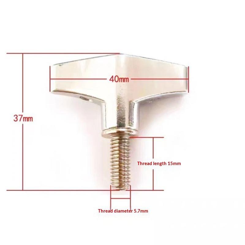 6mm Drum Tuning Key with Screw Universal Portable Drum Adjustment Tool for Drummers Musical Instrument Replacement Gift