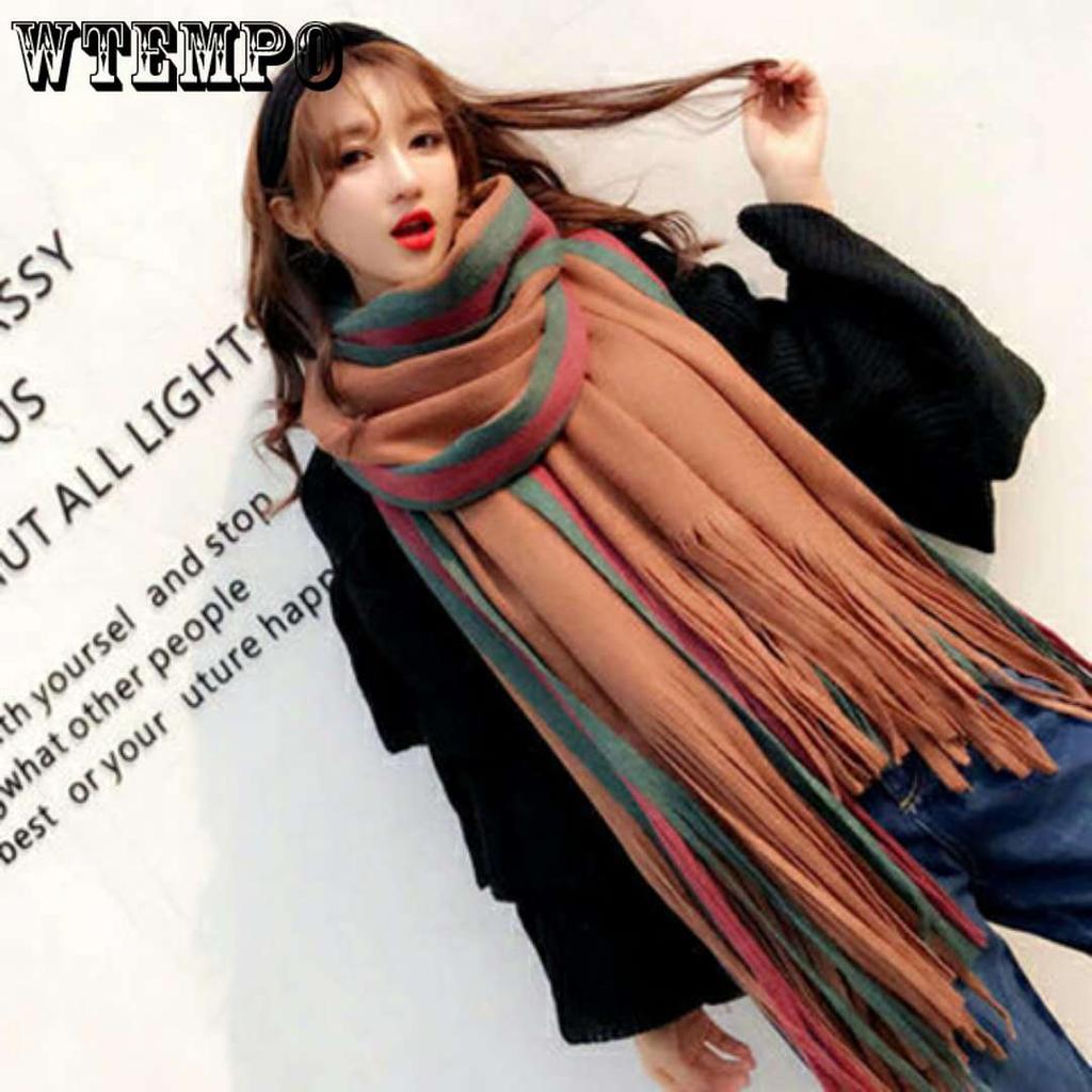 Scarf for Women Plaid Scarves Winter Warm Oversized Pashmina Tartan Scarves