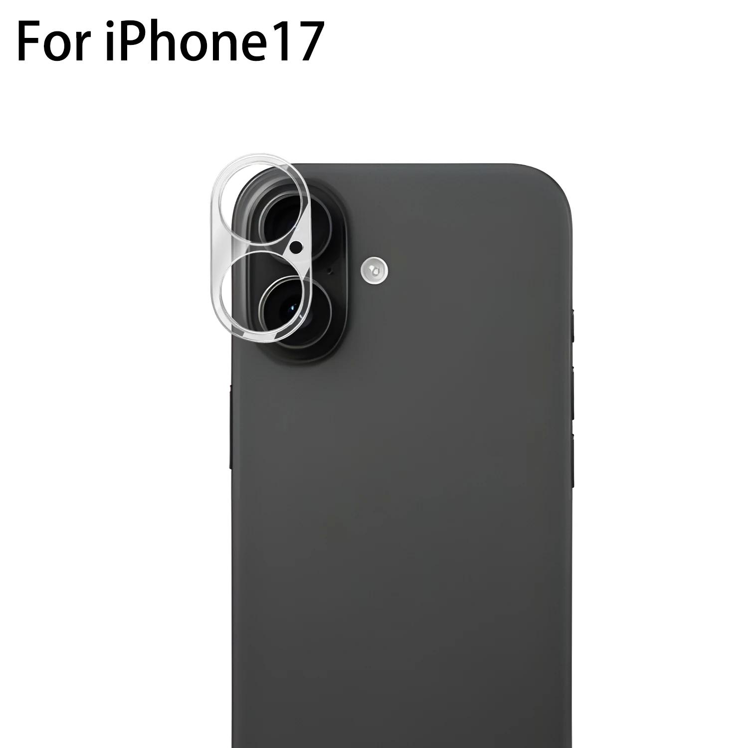 

1-4PCS Tempered Glass Camera Protector For iPhone 17 Pro Max 17Air 17Pro HD Clear Rear Lens Cover Film For iPhone 17 Accessories 1PCS