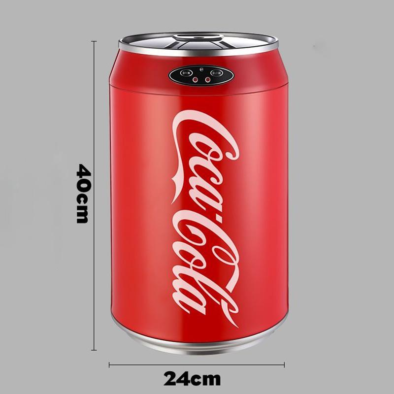 

Smart Kitchen Waste Bins Creative Automatic Induction Opening Lid Trash Can Living Room Bedroom Cleaning Tools Accessories 10L красный