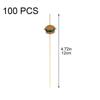100Pcs Hamburger Garnish Bamboo Sticks Disposable Fruit Sticks Food Picks Sandwich Decor Bento Accessories Party Buffet Fork