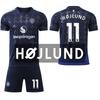 Camisa de jogo azul do Manchester United 2024-25 #10 Rashford Camisas de Futebol