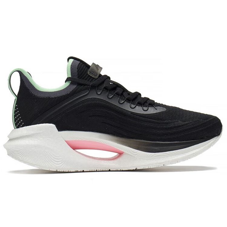 Li-Ning Essential Non-Slip Breathable Low-Top Running Shoes Women sneaker Black ARRS004-3