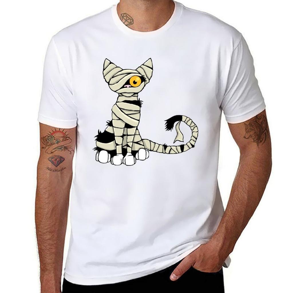 Mummy Cat TShirt Halloween Theme TShirt