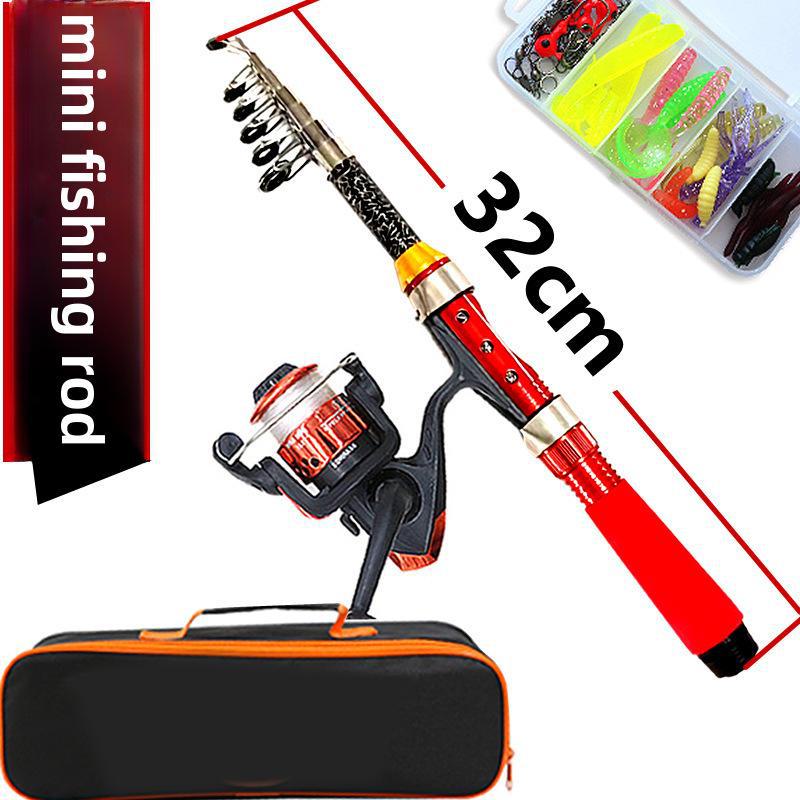 

Портативный мини-набор удочек Cross-Border Sea с полным набором удилищ для ловли на приманки. Лучшее рыболовное снаряжение для любого рыболова, который всегда в движении! 1.9m