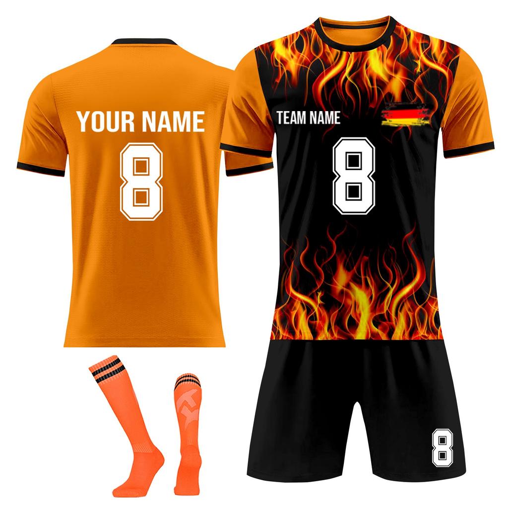 Set Tricouri Personalizate Barbati Fete Cu Numar Numar Tricouri Personalizate Fotbal Pentru Baieti Costum Antrenament